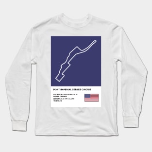 Port Imperial Street Circuit [info] Long Sleeve T-Shirt